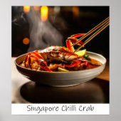 Singapur Chili Crab - Print Poster (Vorne)