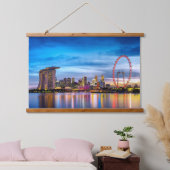 Singapur-China Wandteppich Mit Holzrahmen (Schlafzimmer)
