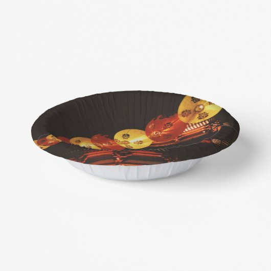 Singapur Chinatown Pappteller (Gewinkelt)