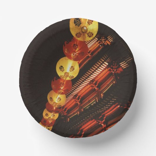 Singapur Chinatown Pappteller (Vorderseite)