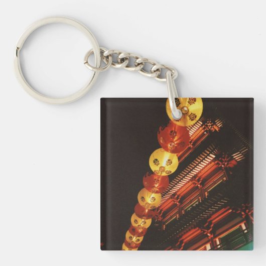 Singapur Chinatown Schlüsselanhänger (Vorderseite)