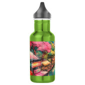 Singapur City View farbenfroh Edelstahlflasche (Links)