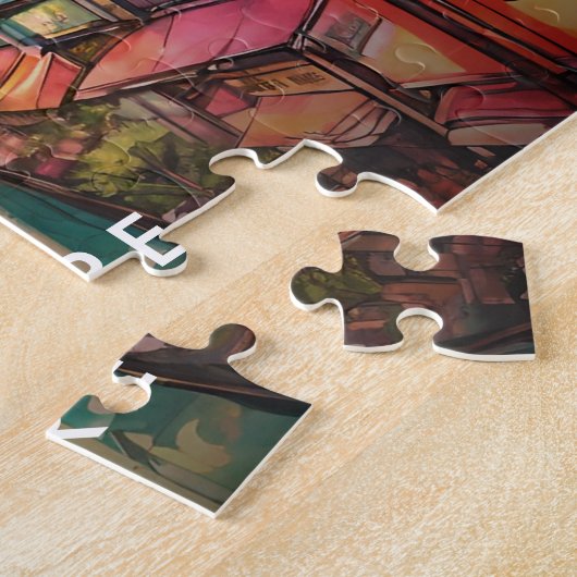 Singapur City View farbenfroh Puzzle (Seite)