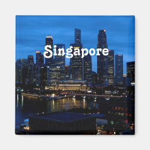 Singapur Cityscape Magnet