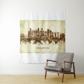 Singapur Cityscape Wandteppich (Beispiel)