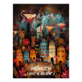 Singapur: Ciudad Jardín Poster (Vorderseite)