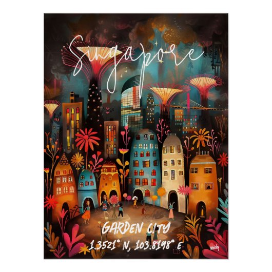 Singapur: Ciudad Jardín Poster (Vorderseite)