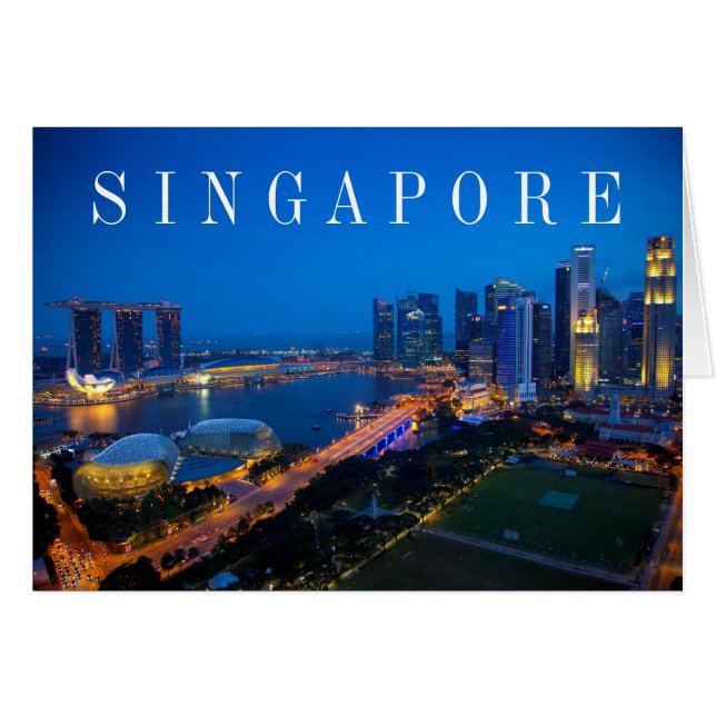 Singapur Downtown (Vorderseite (Horizontal))
