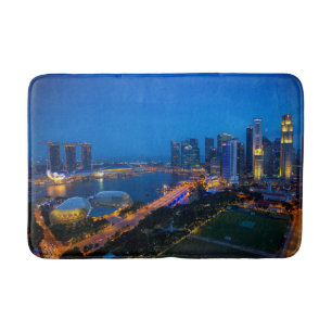 Singapur Downtown Badematte