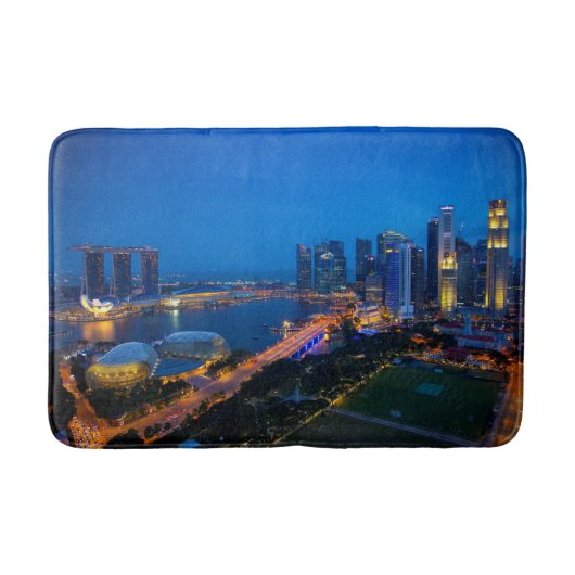 Singapur Downtown Badematte (Vorderseite)