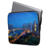 Singapur Downtown Laptopschutzhülle (Vorderseite Links)
