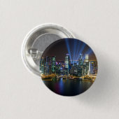 Singapur Downtown-Lichtshow Button (Vorne & Hinten)