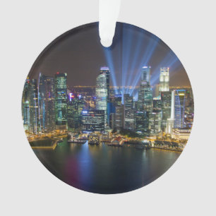 Singapur Downtown Lightshow Ornament