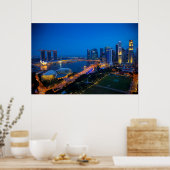 Singapur Downtown Poster (Küche)