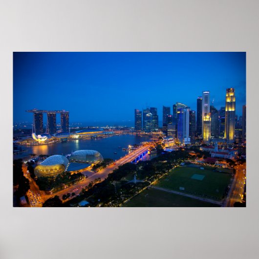Singapur Downtown Poster (Vorne)