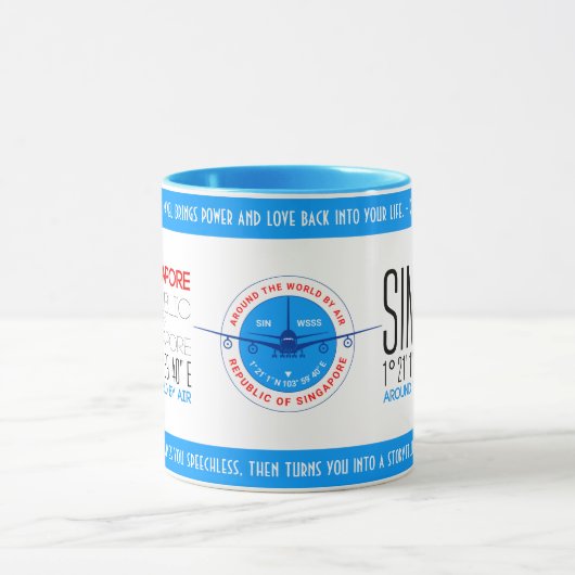 Singapur elegant tasse (Zentrum)