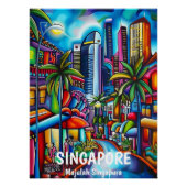 Singapur en Arte Contemporáneo Poster (Vorderseite)