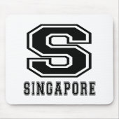 Singapur-Entwürfe Mousepad (Vorne)