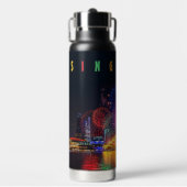 Singapur Fireworks Trinkflasche (Vorderseite)