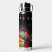 Singapur Fireworks Trinkflasche (Hinten)