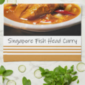 Singapur Fish Head Curry Küchentuch (Gefaltet)