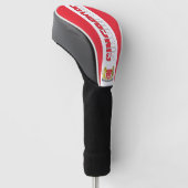 Singapur Flag Gorgeous Patriotic Golf Headcover (angewinkelt)