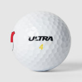 Singapur Flag Grand Patriotic Golfball (Logo)