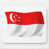 Singapur Flag Mousepad (Vorne)