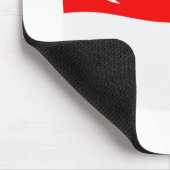 Singapur Flag Mousepad (Ecke)