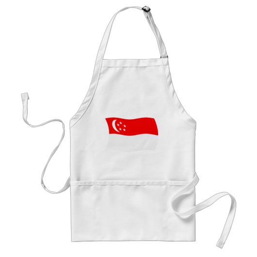 Singapur Flag-Schürze Schürze (Vorne)