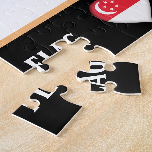 Singapur Flag & Singapur Land / Singapur Puzzle (Seite)