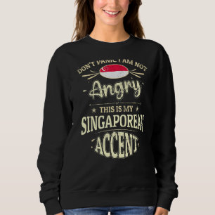 Singapur Flag Souvenirs für singapurische Männer u Sweatshirt