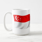 Singapur Flag-Tasse Kaffeetasse (Links)