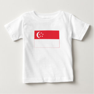 Singapur-Flagge Baby T-shirt
