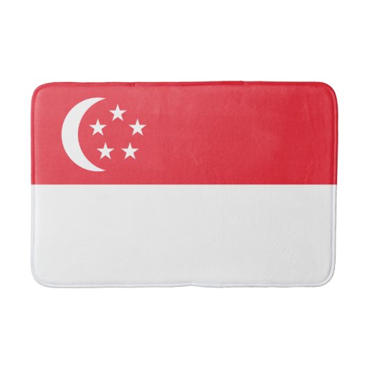 Singapur-Flagge Badematte (Vorderseite)
