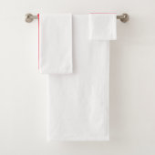 Singapur-Flagge Badhandtuch Set (Insitu)