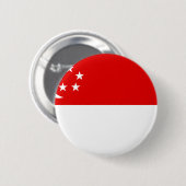 Singapur-Flagge Button (Vorne & Hinten)