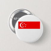 Singapur-Flagge Button (Vorne & Hinten)