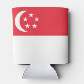 Singapur-Flagge Dosenkühler (Rückseite)