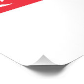 Singapur-Flagge Fotodruck (Ecke)