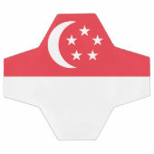 Singapur-Flagge Fußball (Flach)