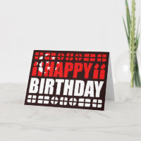 Singapur-Flagge Geburtskarte