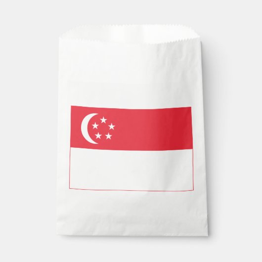 Singapur-Flagge Geschenktütchen (Vorderseite)