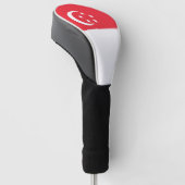 Singapur-Flagge Golf Headcover (angewinkelt)