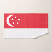 Singapur-Flagge Handtuch (Handtuch)