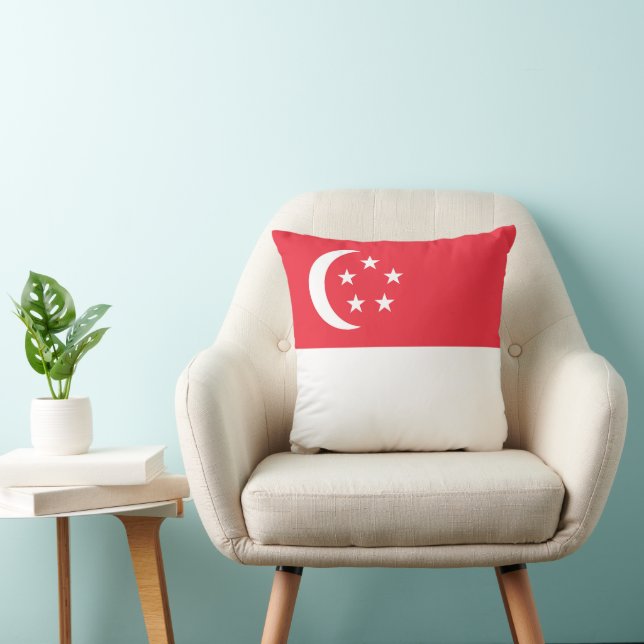 Singapur-Flagge Kissen (Stuhl )