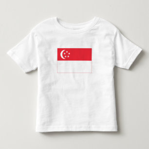 Singapur-Flagge Kleinkind T-shirt