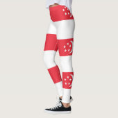Singapur-Flagge Leggings (Links)