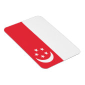 Singapur-Flagge Magnet (Rechte Seite)