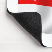 Singapur-Flagge-Mauspad Mousepad (Ecke)